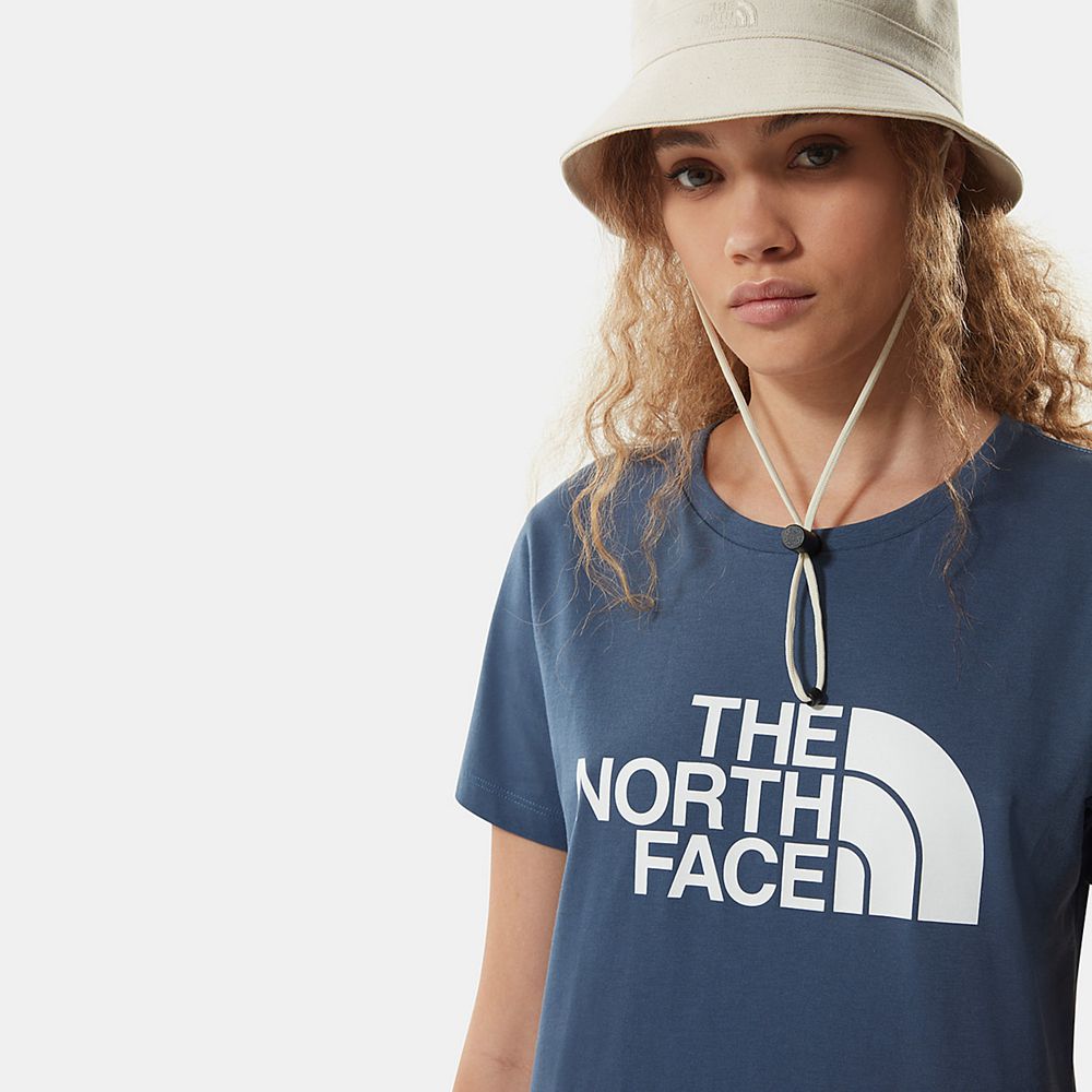 The North Face T-Shirts Womens Australia - The North Face Easy Indigo (LKC-247910)